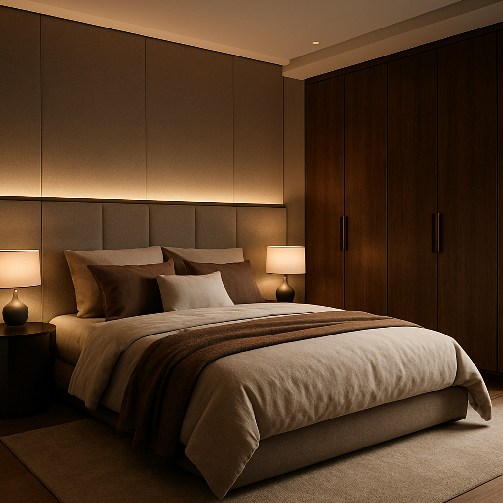 Earthy Master Bedroom